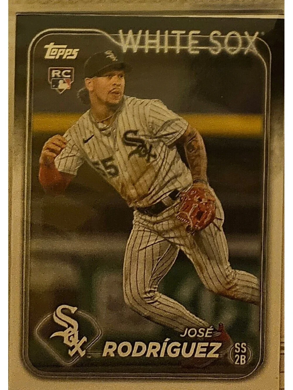 2024 Topps Series 1 Jose Rodriguez Rookie Card #86 White Sox